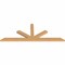 Ekena Millwork Saratoga Timber Gable Bracket, Western Red Cedar, 108"W x 40"H x 3 1/2"D x 5 1/2"F, 9/12 Pitch GBW108X40X0406SAR00SWR - alternate 2